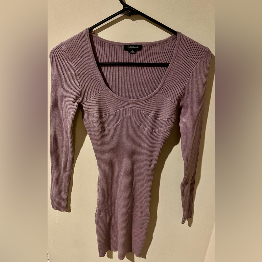 Mauve/Lavender S Women’s Bodycon Dress
